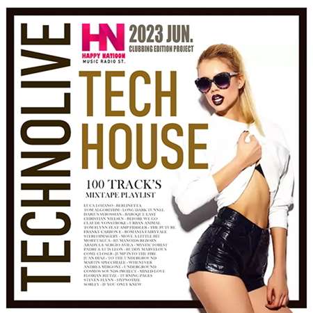 VA - Technolive: Tech House Mixtape (2023) MP3 скачать торрент