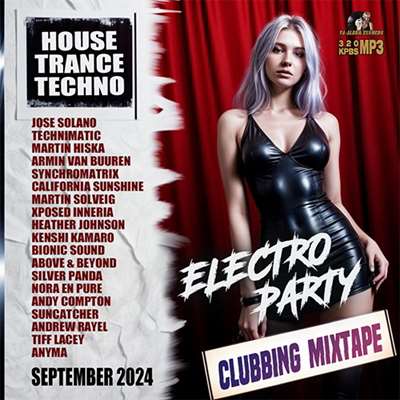 VA - Clubbing Electro Party (2024) MP3 скачать торрент